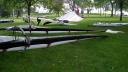 Windsurfers rig up at GPWC in Patterson Park.